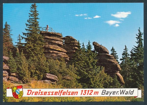 Dreisesselfelsen bei Freyung im Bayer. Wald